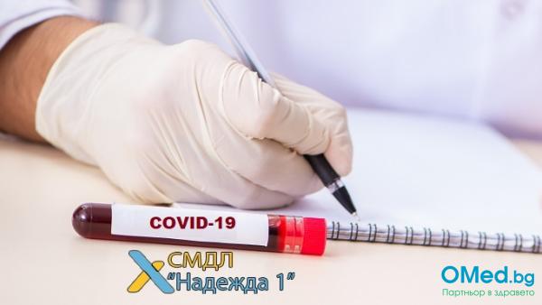 Антитела! Бърз кръвен тест за Коронавирус /Covid - 19/ за 30 лв. от СМДЛ "Надежда 1"