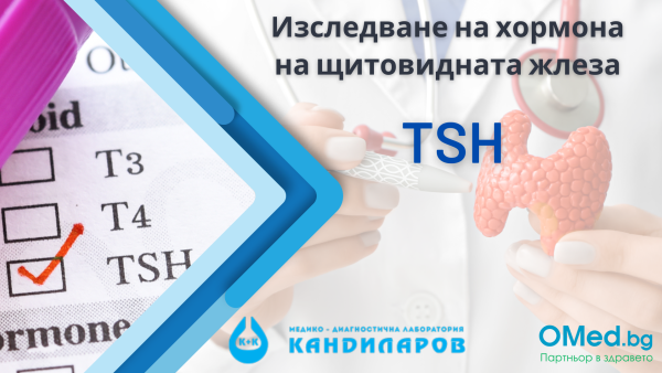 Изследване на хормона на щитовидната жлеза TSH от Лаборатории Кандиларов