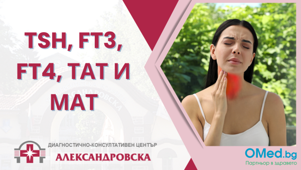 TSH, FT3, FT4, ТАТ и МАТ от ДКЦ "Александровска"