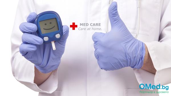Измерване на кръвна захар до леглото на болният от Med Care