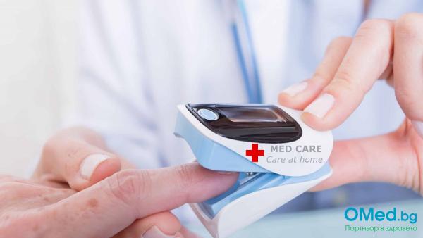 Измерване на сатурация с щипка в домашни условия от Med Care